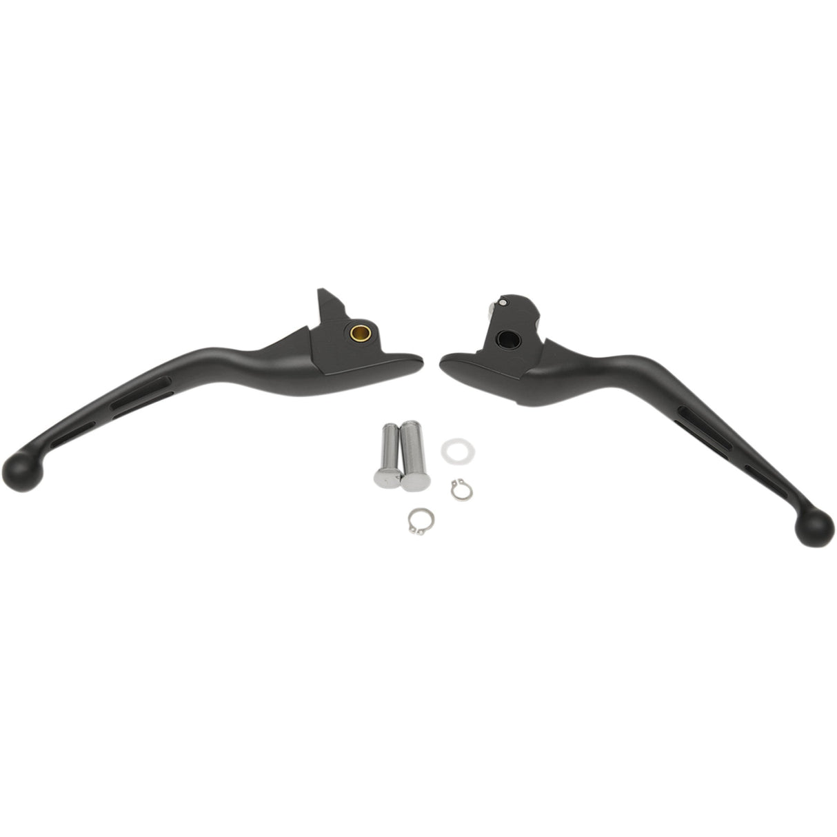 DRAG SPECIALTIES Slotted Wide Blade Lever Set Levers