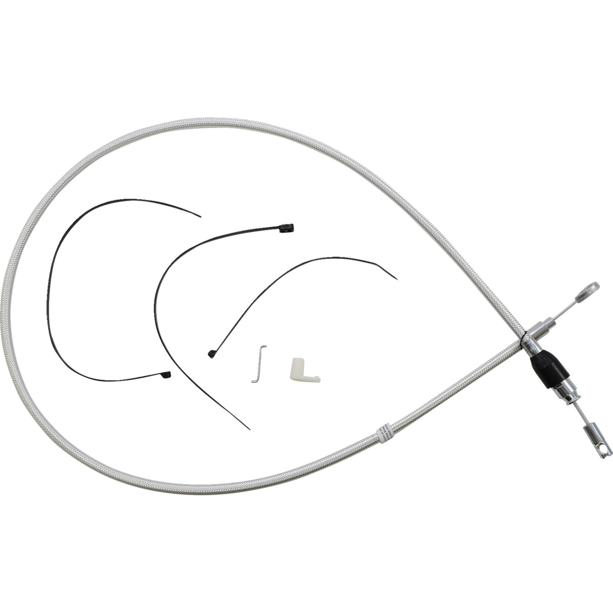 Magnum Shielding Sterling Chromite II® Quick Connect Upper Clutch Cable 50" - 323416HE For Harley Motorcycles 2018-2024