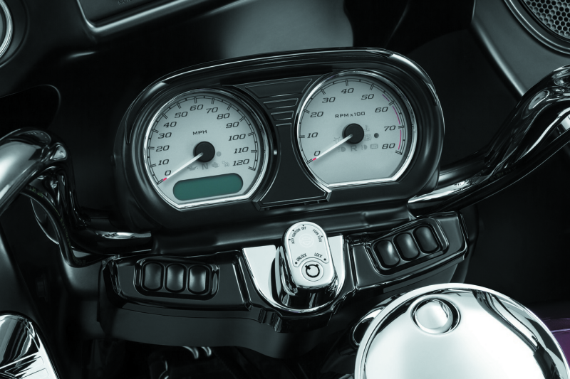 Kuryakyn Switch Panel Accent Black - 6971 For Harley Road Glide 2015-2020
