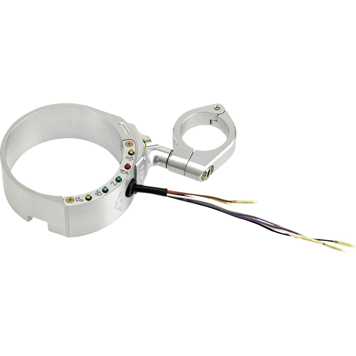 JOKER MACHINE 2210-0650 10-309S Speedometer Side Mount - Silver