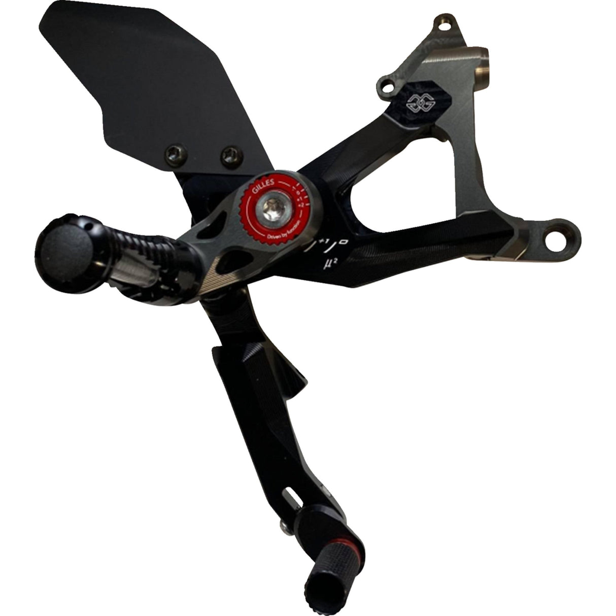 Gilles Tooling MUE2 Rearset - MUE2-D02-B Ducati Streetfighter / Streetfighter Lamborghini 2020-2024