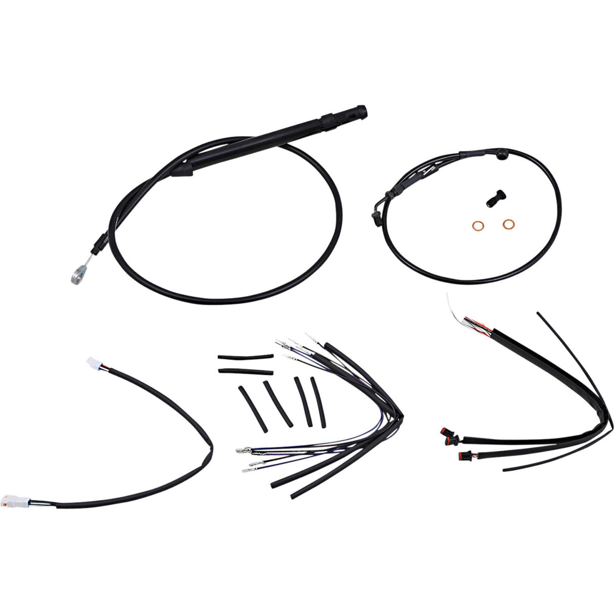 Burly Brand Standard Cable Kit - B30-1240 For Harley Softail 2018-2024