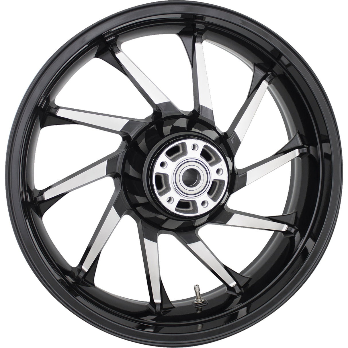 COASTAL MOTO 0202-2160 3D-HUR185BC Hurricane Precision Cast 3D Rear Wheel - Single Disc/No ABS - Black - 18"x5.50" - '09+ FL