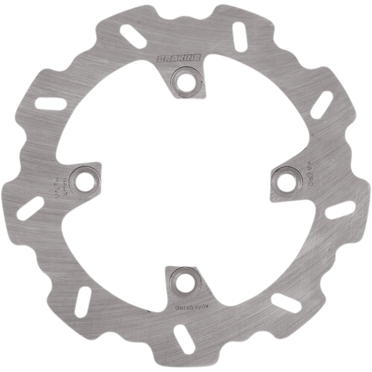 BRAKING KW30RWD KW30RID Non-Directional STX Brake Rotor Brake Rotor - Rear - KW30RWD