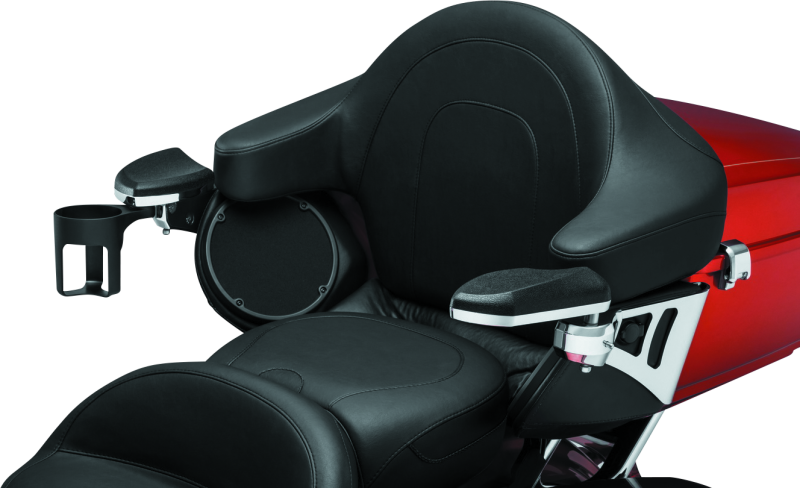 Kuryakyn Passenger Armrests Chrome - 8955 For Harley Touring 2014-2021