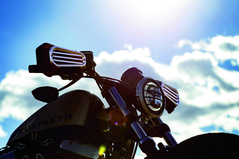 Kuryakyn 6708 Dillinger Handguards Silver