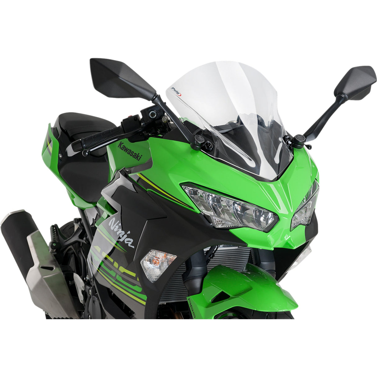 Puig Hi-Tech Parts Z-Racing Windshield - 9976W Kawasaki Ninja 2018-2024