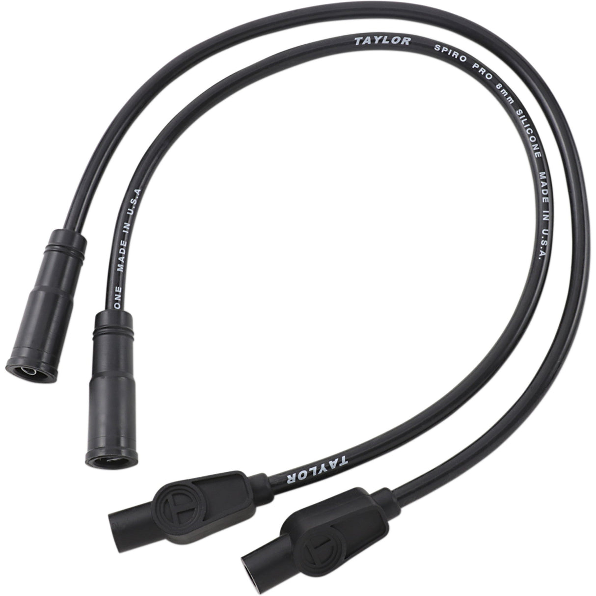 Sumax Custom-Fit Spark Plug Wire Kit 8 Mm Black - 20034 For Harley Motorcycles 1999-2008