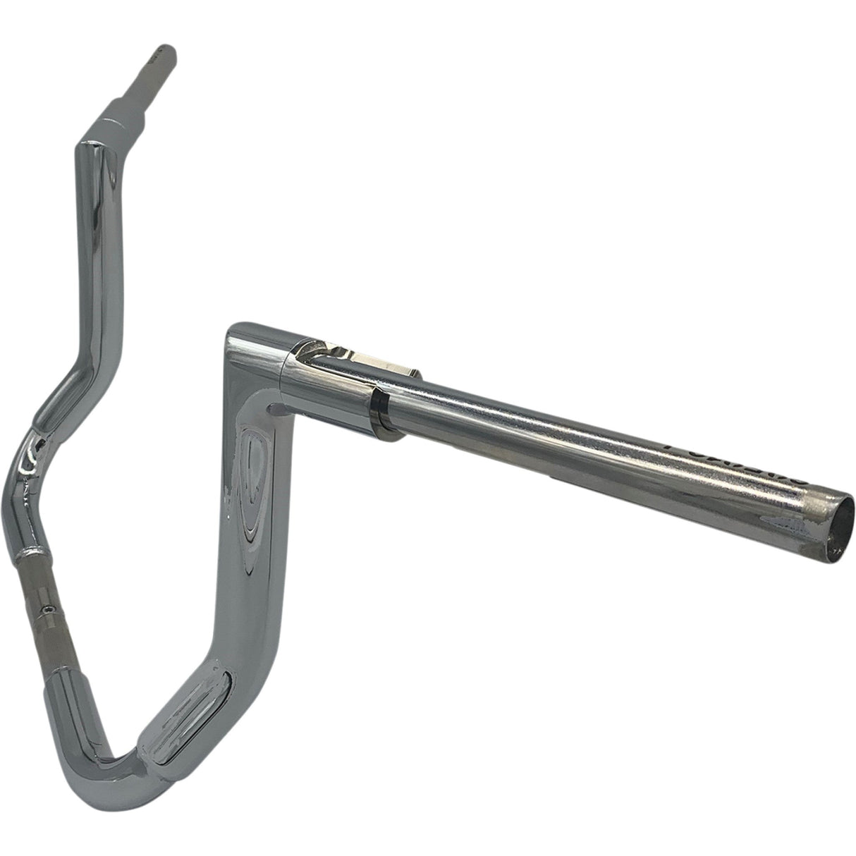 FAT Baggers INC. 1-1/2" EZ Install Flat Top Handlebar 12" Chrome - 605012 For Harley Touring 2006-2020