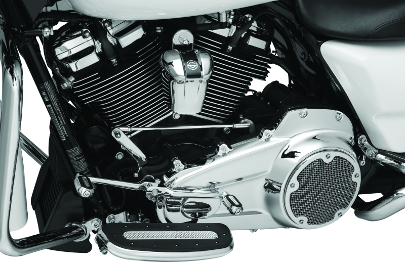 Kuryakyn 6415 Precision Transmission Top Cover 17-Up Touring Models Chrome