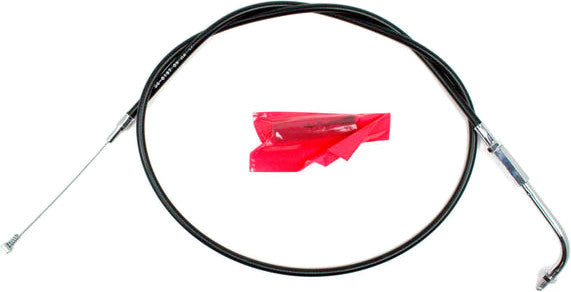 Motion Pro Black Vinyl Idle Cable - 06-0197 For Harley Touring 1990-1995