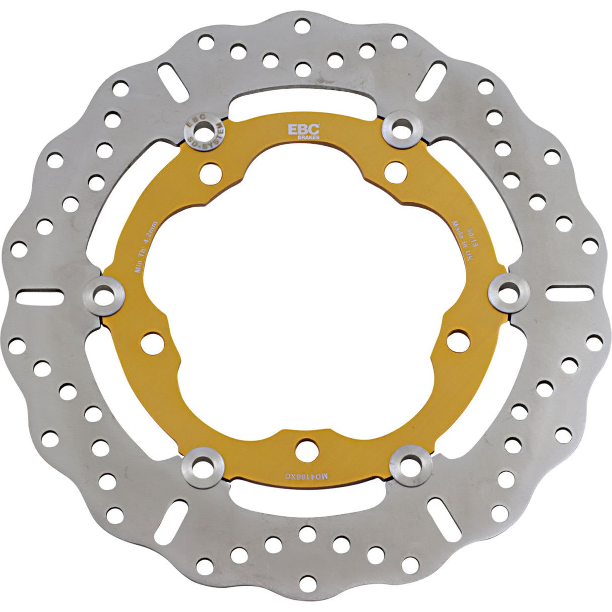EBC 1710-2292 MD4166XC Pro-Lite XC Contour Brake Rotor Brake Rotor - Kawasaki