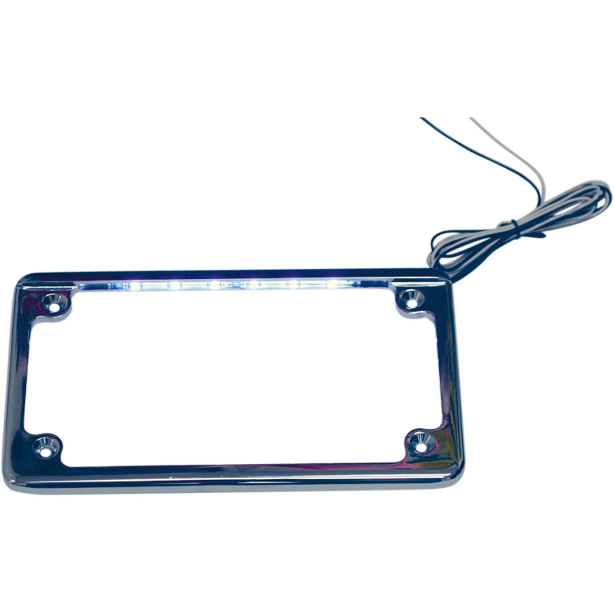 CUSTOM DYNAMICS 2030-0533 LPF-HRZ-C-LP LED License Plate Frame chrome