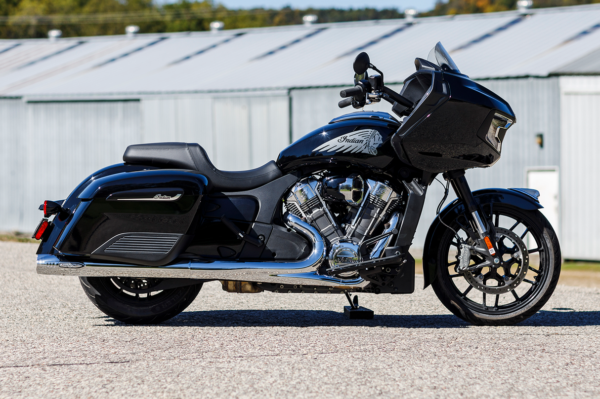 4" Broadhead Slip-On Mufflers - Fishtail - Chrome - 1801-1766