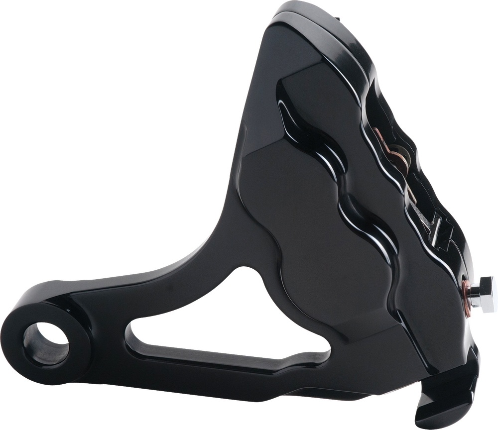 Hawg Halters Inc 750-04023 RKSTAB506 4 PIST REAR CALIPER ASSM BLACK ST 00-07