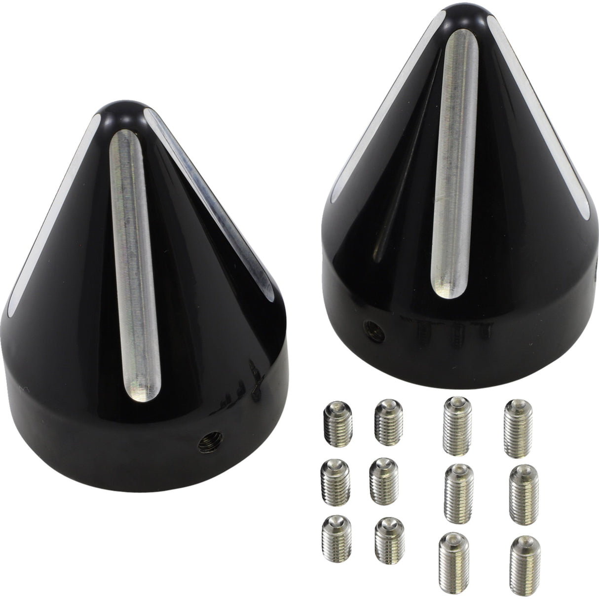 La Choppers Spike Axle Cap - LA-7813-00B For Harley Motorcycles 1995-2020