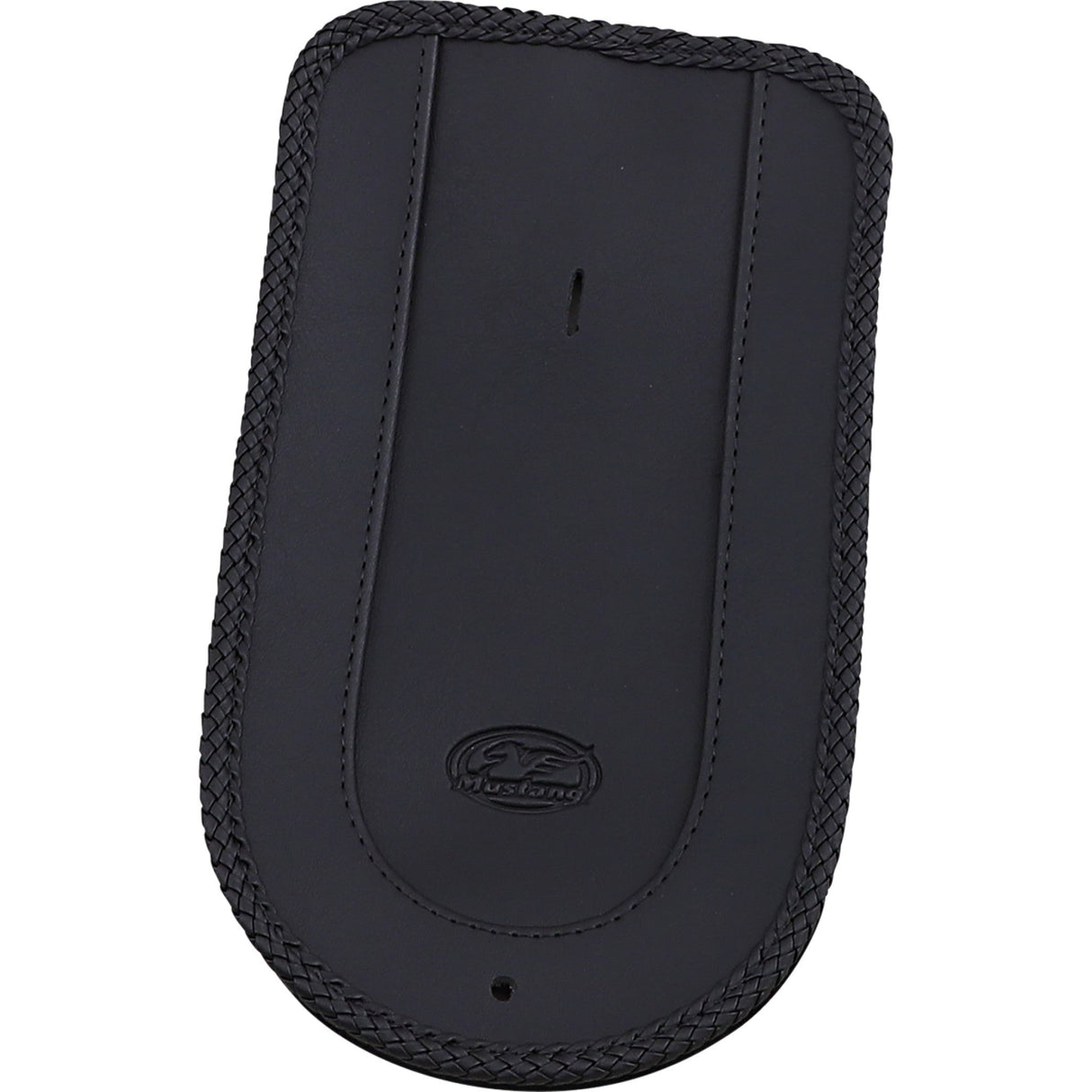 Mustang Fender Bib For Solo Seat — Smooth Black - 78117 For Harley Softail 2006-2017