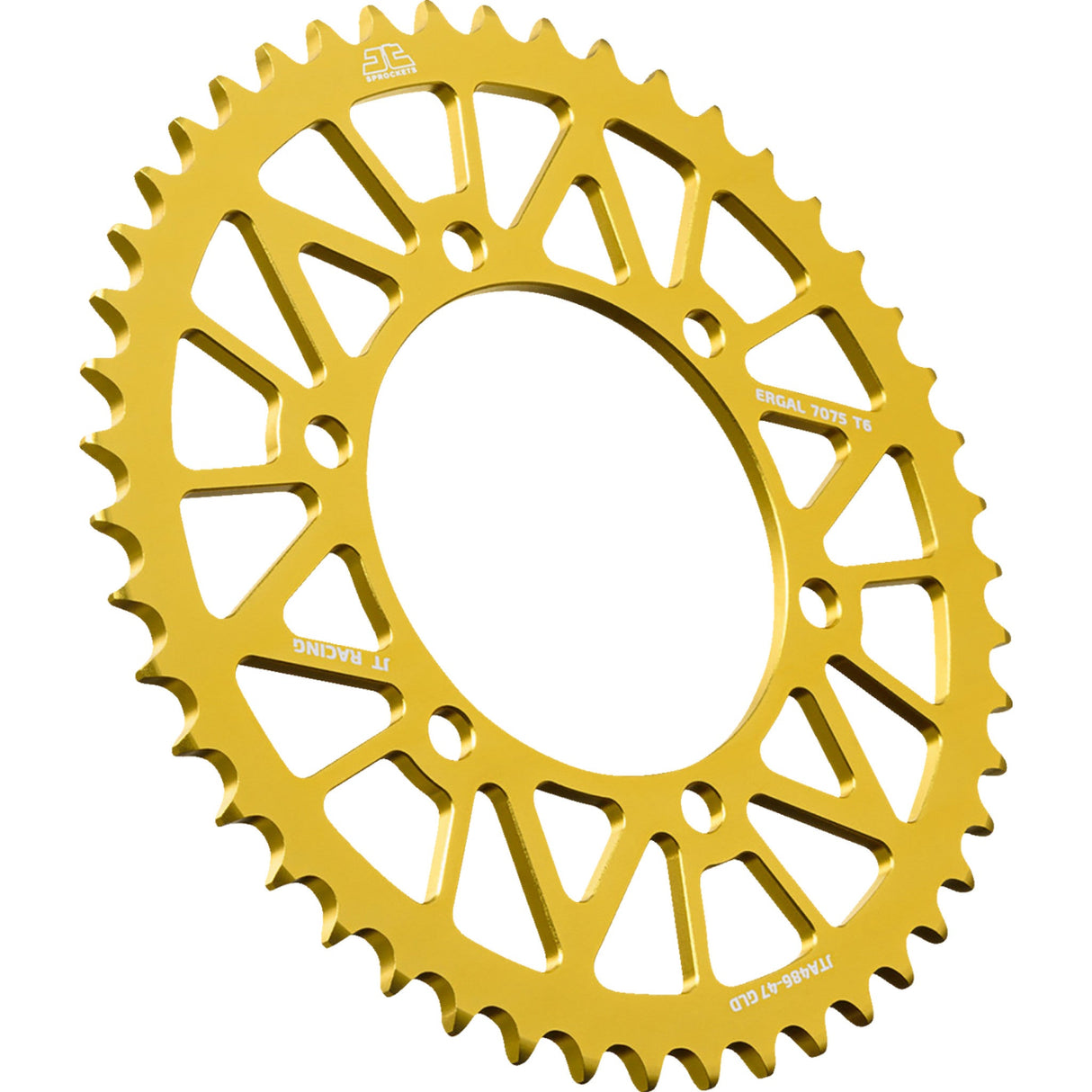 JT SPROCKETS 1211-2871 JTA486.47GLD Aluminum Rear Sprockets Rear Sprocket - Aluminum - 47 Tooth - Gold - YZF-R1/LE