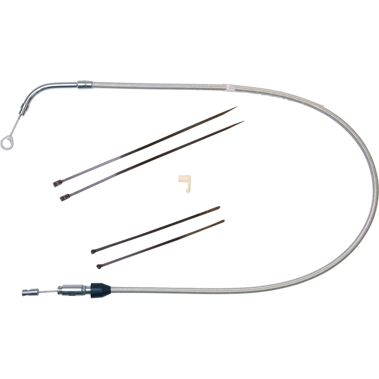 MAGNUM SHIELDING 0652-2796 52356HE Polished Stainless Quick Connect Upper Clutch Cable