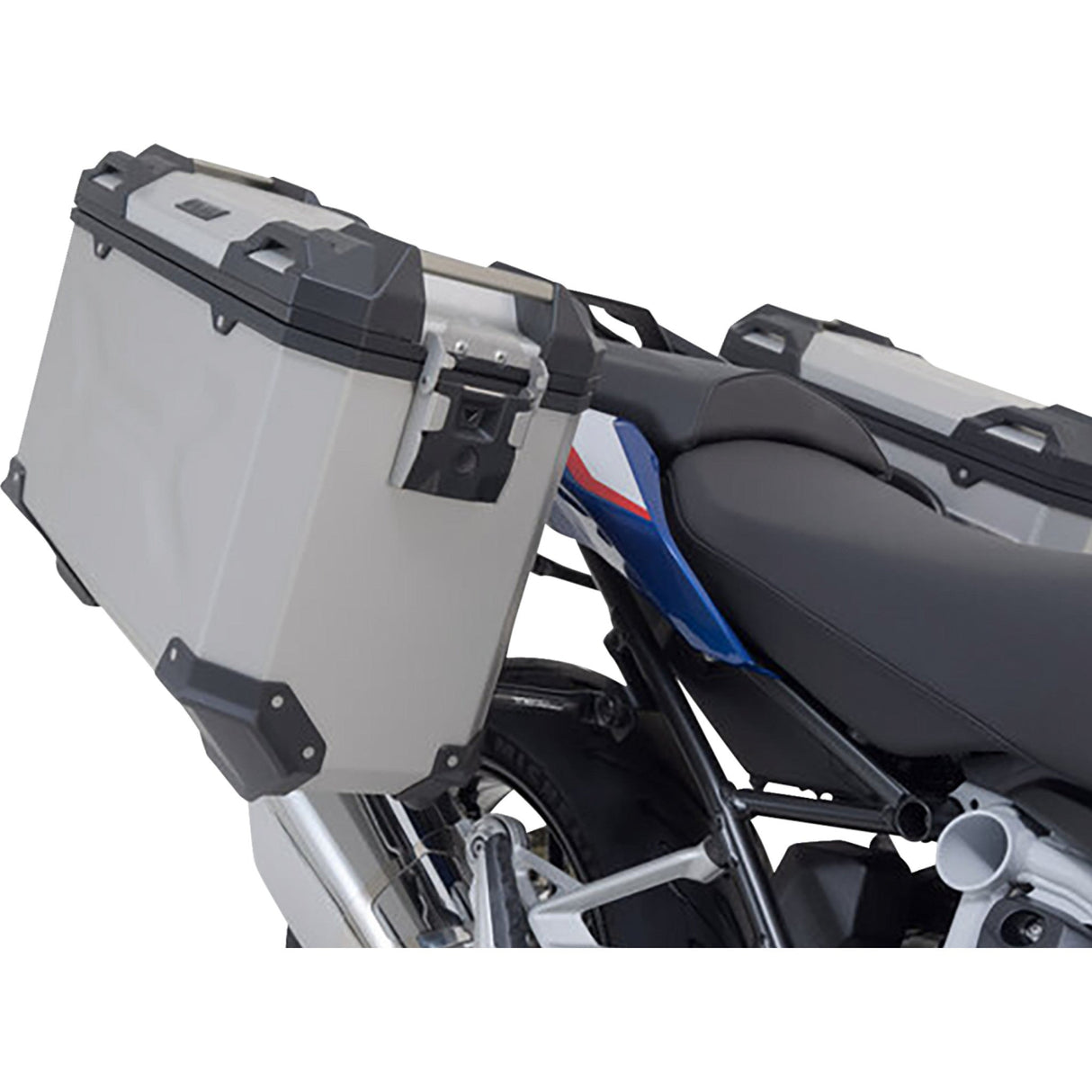 SW-MOTECH 3580-0397 KFT.07.573.70000/S TRAX ADV Aluminum Case System silver - bmw r 1200/1250 r '14-'24