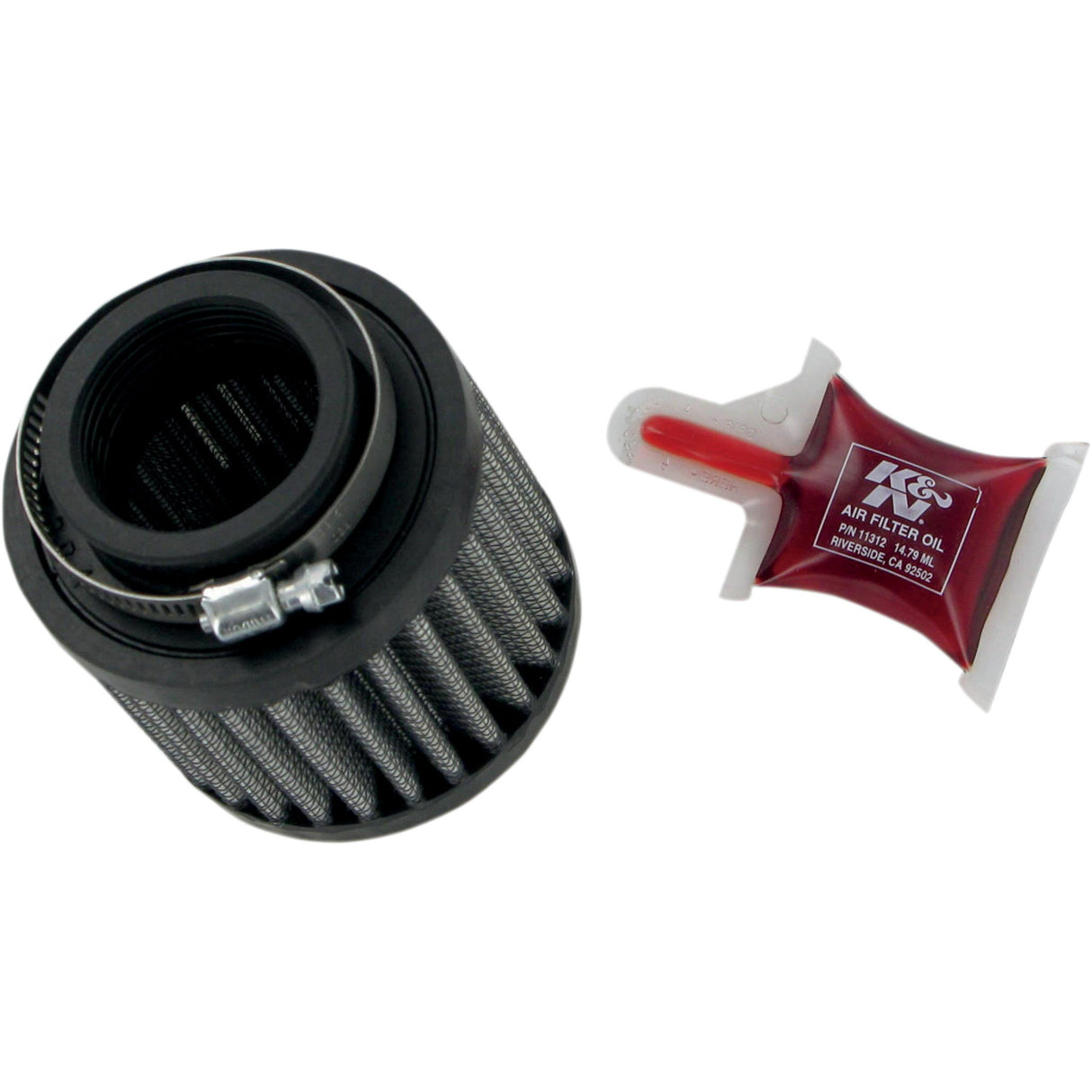 K & N 1011-0299 62-1450 Rubber Base Crankcase Vent Filter black - 1-1/2" id