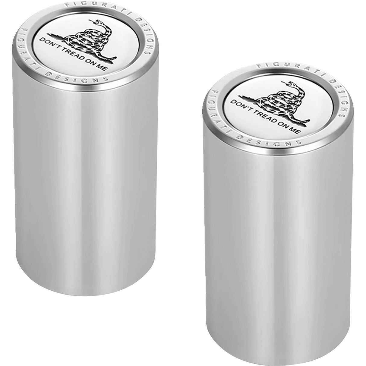 FIGURATI DESIGNS 3550-0345 FD40-DC-2545-SS Docking Covers don't tread on me - long - silver