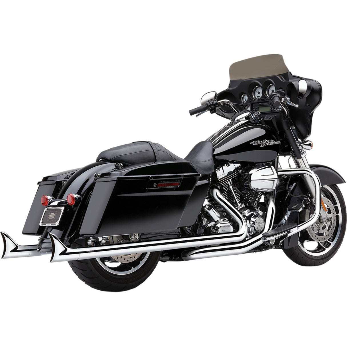 Cobra Speedster Cross-Under Exhaust System - 6975 For Harley Touring 2017-2022