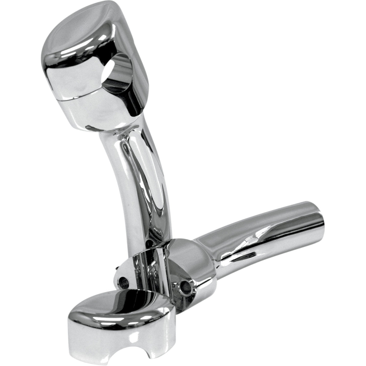 LA Choppers Handlebar Risers For 1" Handlebars Smooth Pullback 5-1/2" Chrome - LA-7402-05 Suzuki Motorcycles 1999-2019