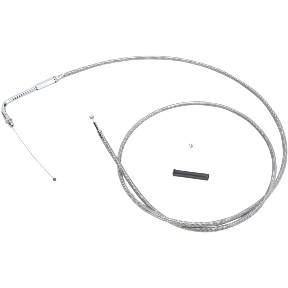 DRAG SPECIALTIES Stainless Braided Throttle Cable