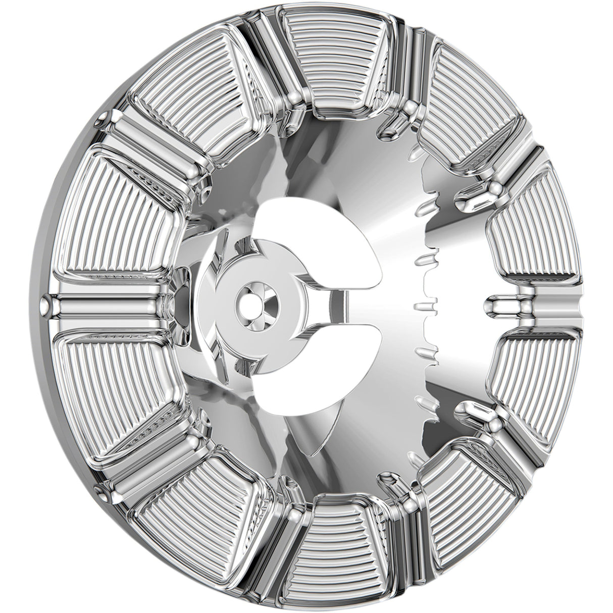 ARLEN NESS 1014-0300 601-001 Velocity Air Cleaner Cover - 10-Gauge - Chrome