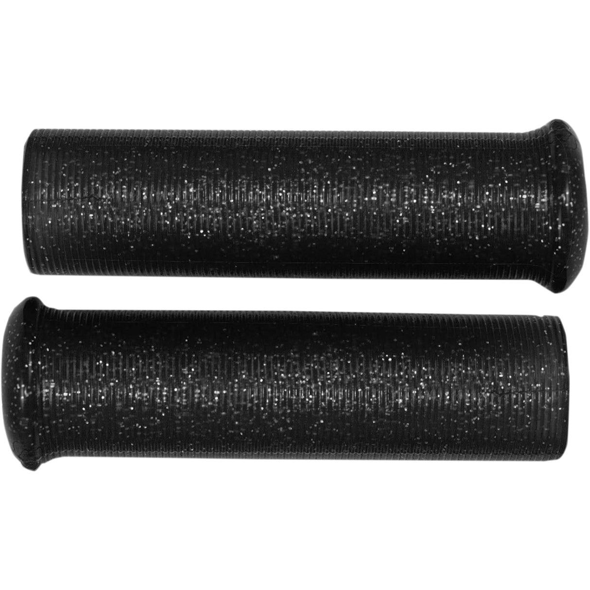 EMGO 0630-1755 42-21110 Star Fire Flake Grips Grips - Retro - Metal - 1" - Black