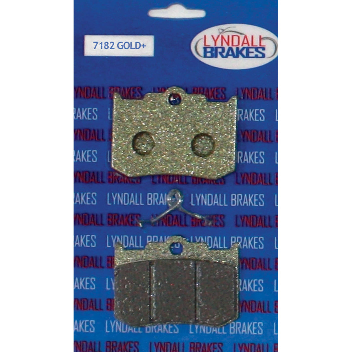 LYNDALL RACING BRAKES LLC 1720-0048 7182-GPLUS Organic Indian/Victory Brake Pads Brake Pads - Gold+ PM 4 Piston
