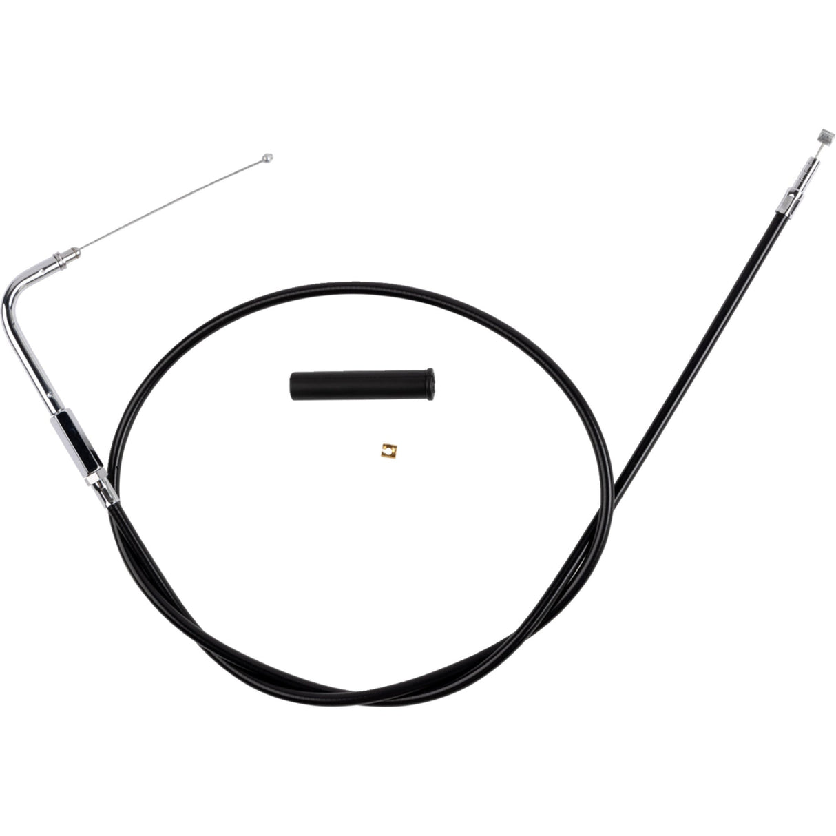 Drag Specialties Black Vinyl Cable Black Vinyl Idle Cable 42-1/2" - 0651-0240 For Harley Road King 1996-2001