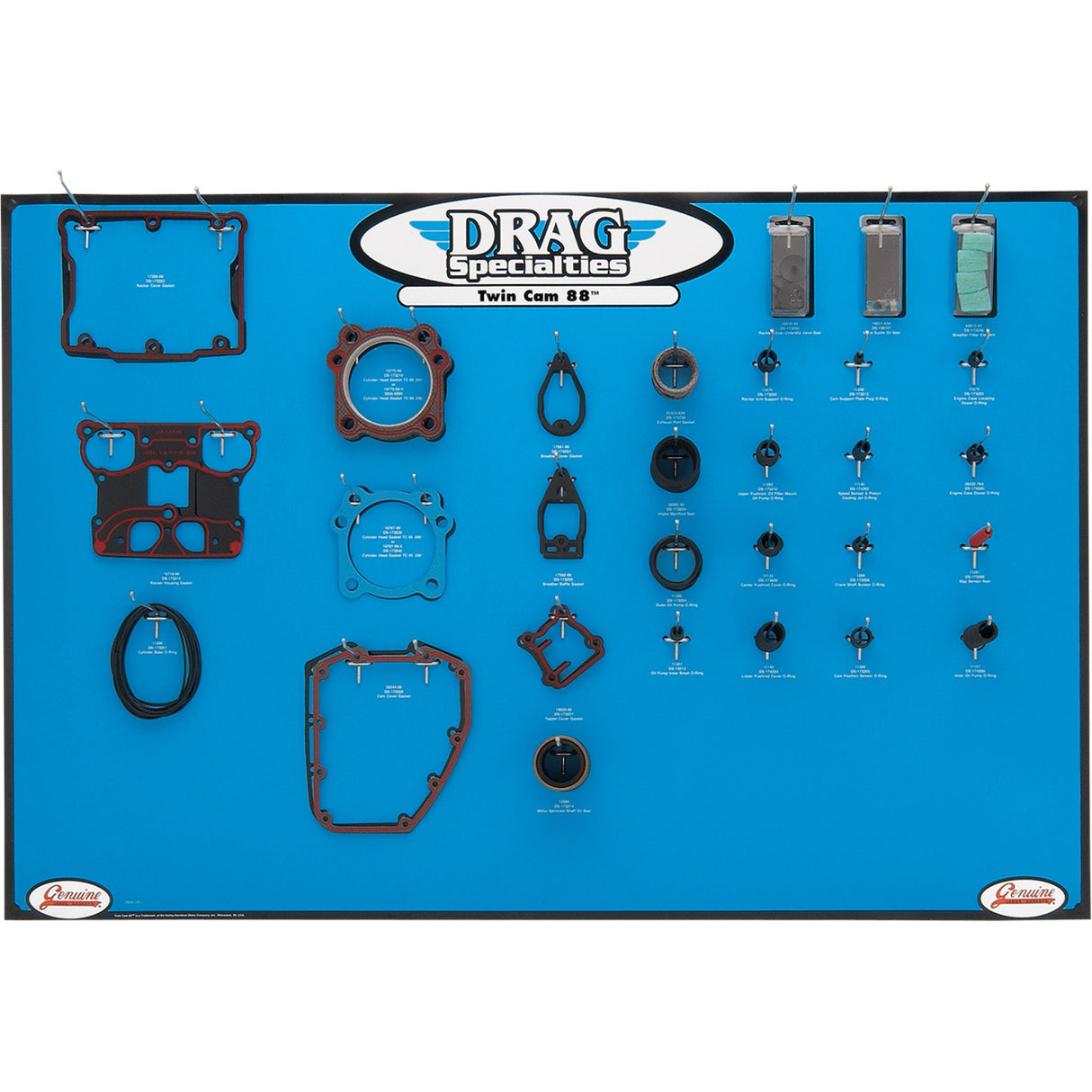 Drag Specialties Display Board - 0934-0340 For Harley Motorcycles 1999-2017