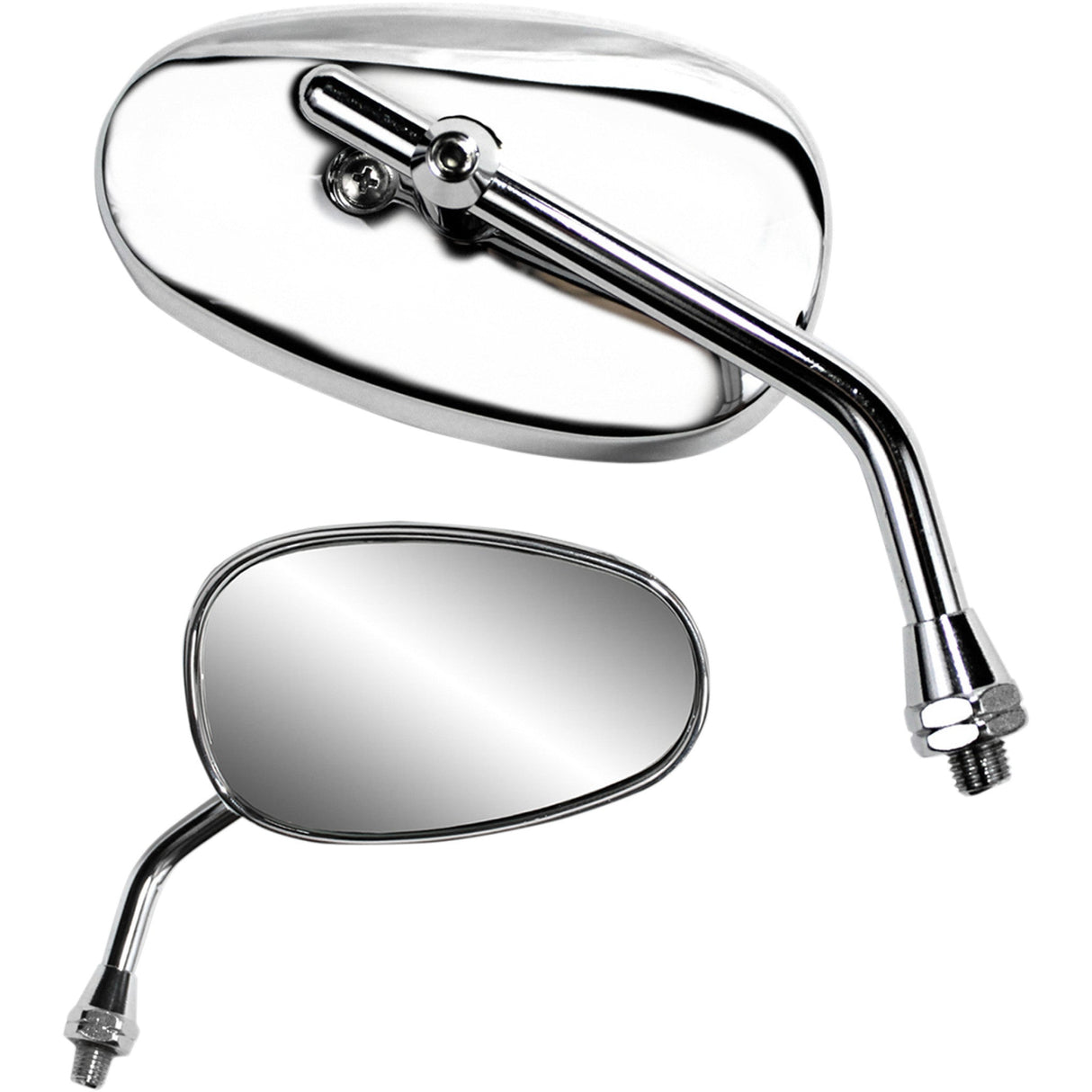 PARTS UNLIMITED 0640-0953 Classic "Harley Look" Mirror Mini Classic Mirror