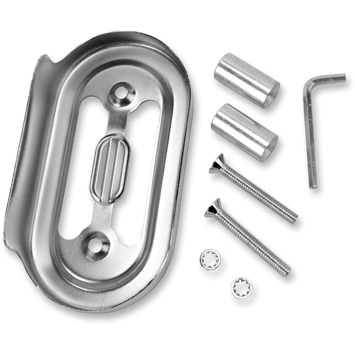 DRAG SPECIALTIES 7805-0013 Chrome Regulator Covers Regulator Cover -Harley Davidson - Chrome