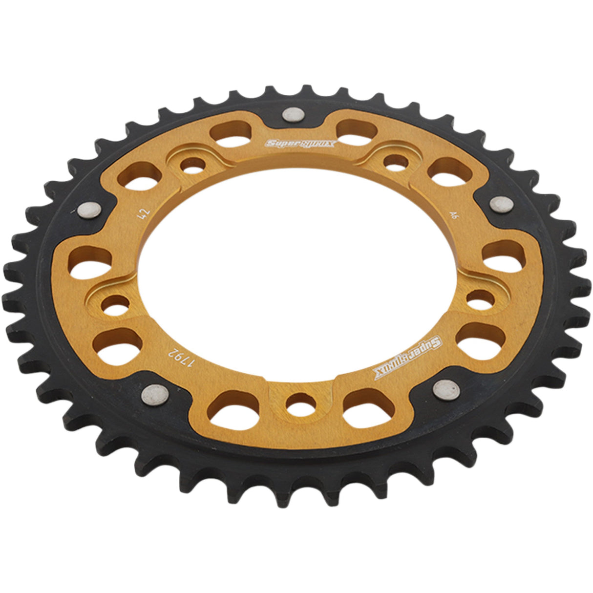 Supersprox Stealth Rear Sprocket 42 Tooth Gold - RST-1792-42-GLD For Suzuki Motorcycles 2000-2016 | Triumph Motorcycles 2000-2018