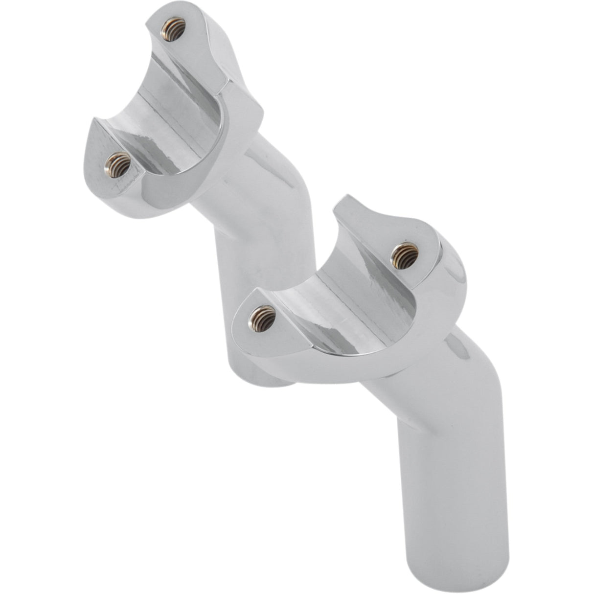 DRAG SPECIALTIES 0602-0409 Forged Aluminum Handlebar Risers pullback - 4-1/2" - chrome