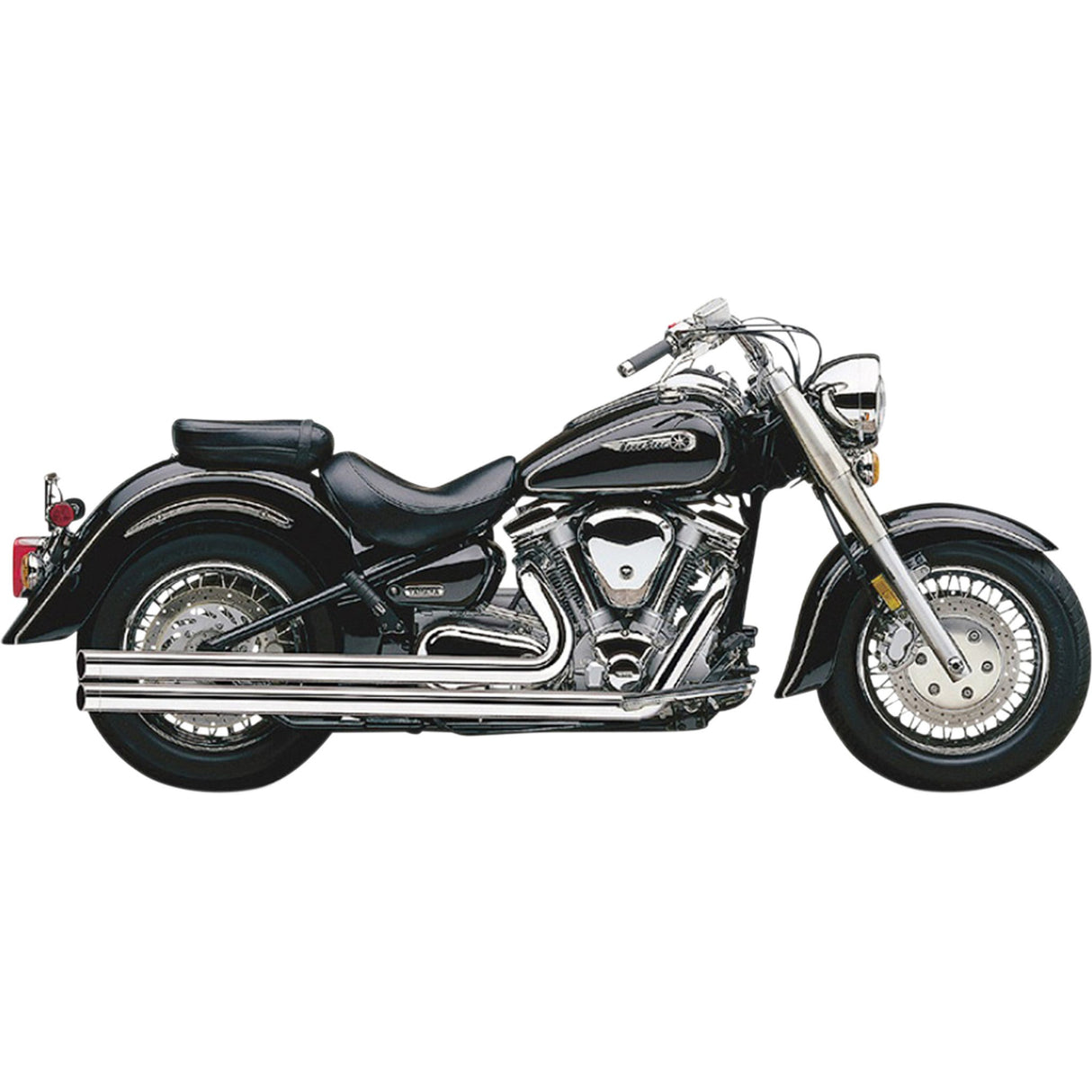 Cobra Speedster 2-Into-2 Exhaust System - 2921T Yamaha 1600 Road Star / 1700 Road Star / XV1600A Road Star / XV1700A Road Star 1998-2007
