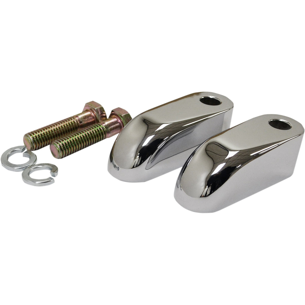 LA CHOPPERS 0602-0691 LA-7416-02 Handlebar Riser Pullback Extension Kit - Riser Extensions - Pullback - 2" - Chrome