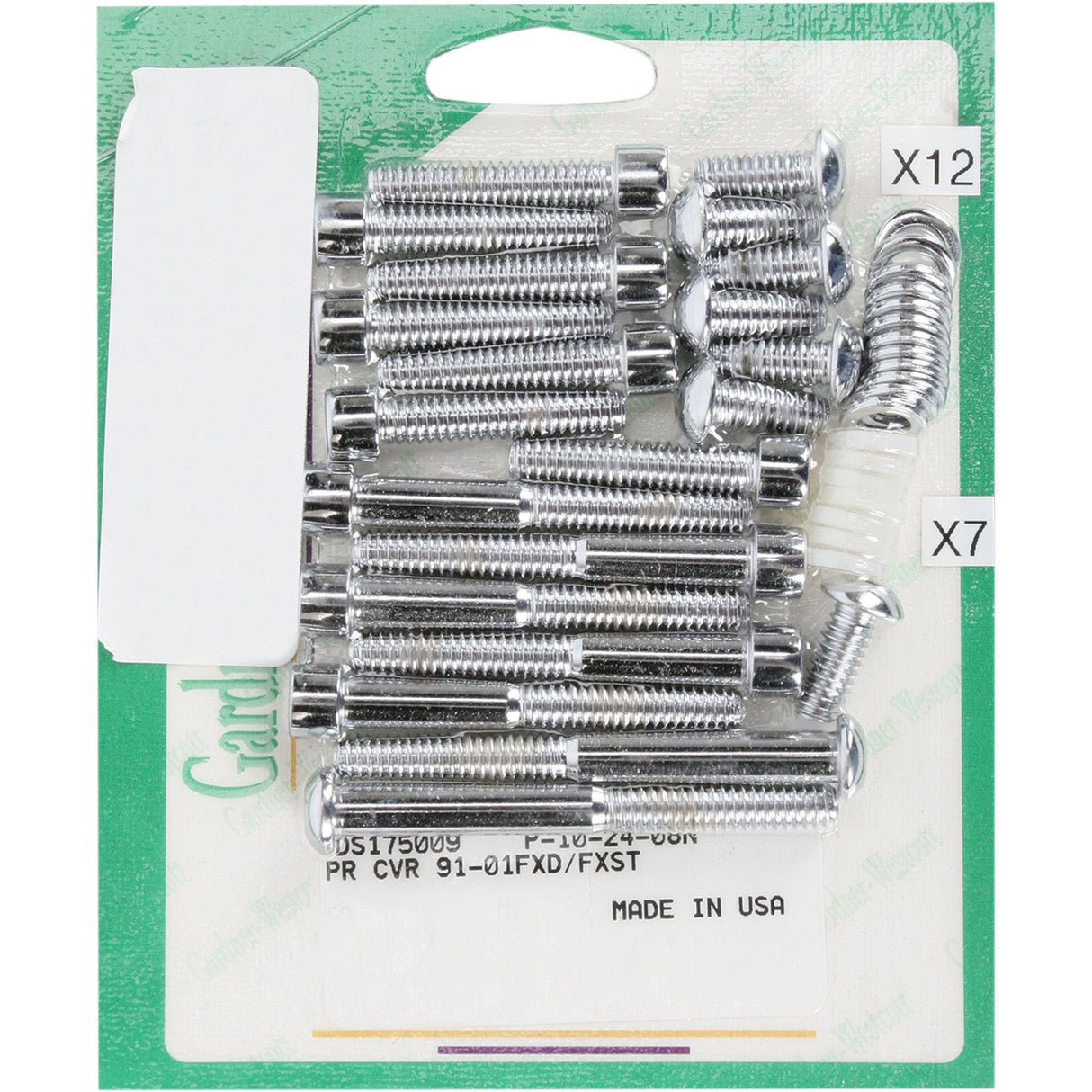 Gardner-Westcott Bolt Kit - P-10-24-08N For Harley Dyna / Softail / Super 1991-1999