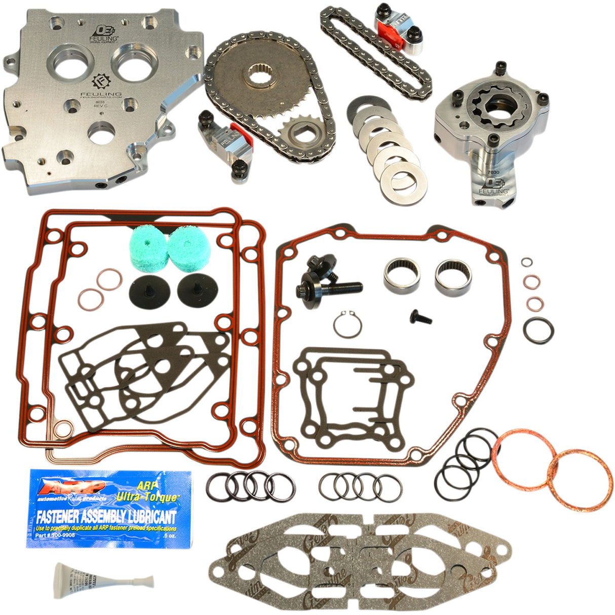FEULING OIL PUMP CORP. 0925-1061 7088 OE+ Hydraulic Cam Chain Tensioner Conversion Kit - Camshaft Chain Tensioner Conversion Kit - Twin Cam