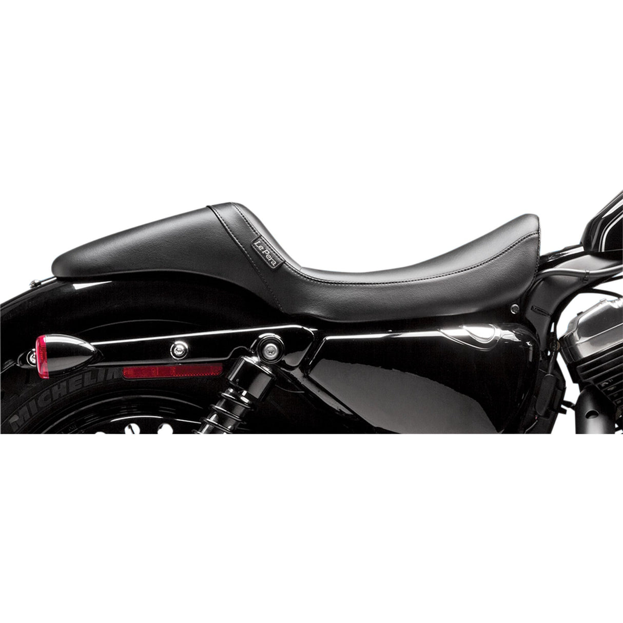 LePera Daytona Sport Daddy Long Legs Seat Smooth Black - LF-542DLS For Harley Sportster 2010-2022
