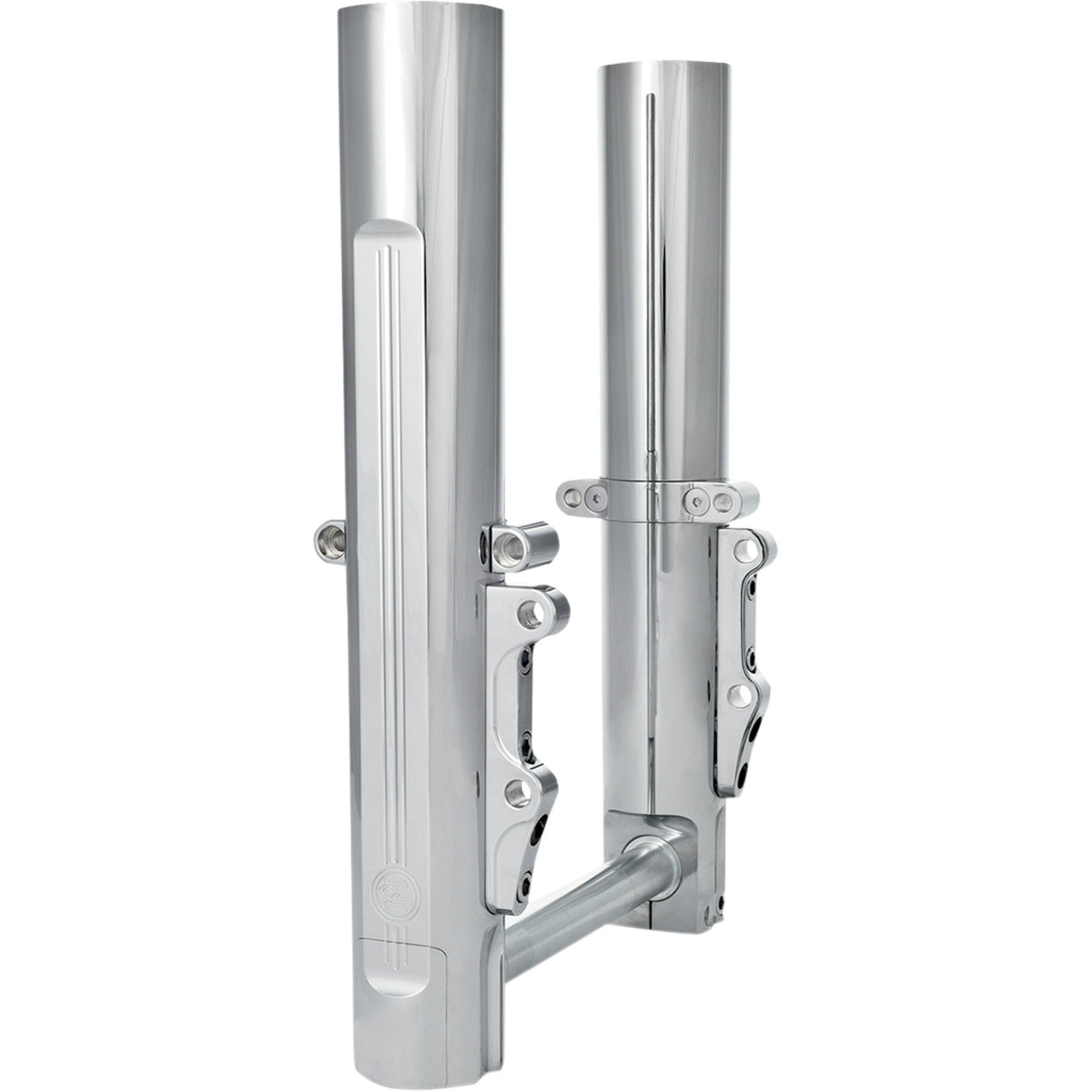 PERFORMANCE MACHINE (PM) 0403-0071 0208-2056-CH Fork Leg Kit — Chrome - Lower - Dual Disc - '08-'13
