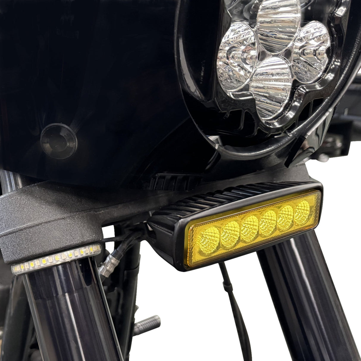 CUSTOM DYNAMICS 2040-3255 LB-HP-LRS Mounting Bracket Mount - Light Bar - Textured Satin Black - FXLRS
