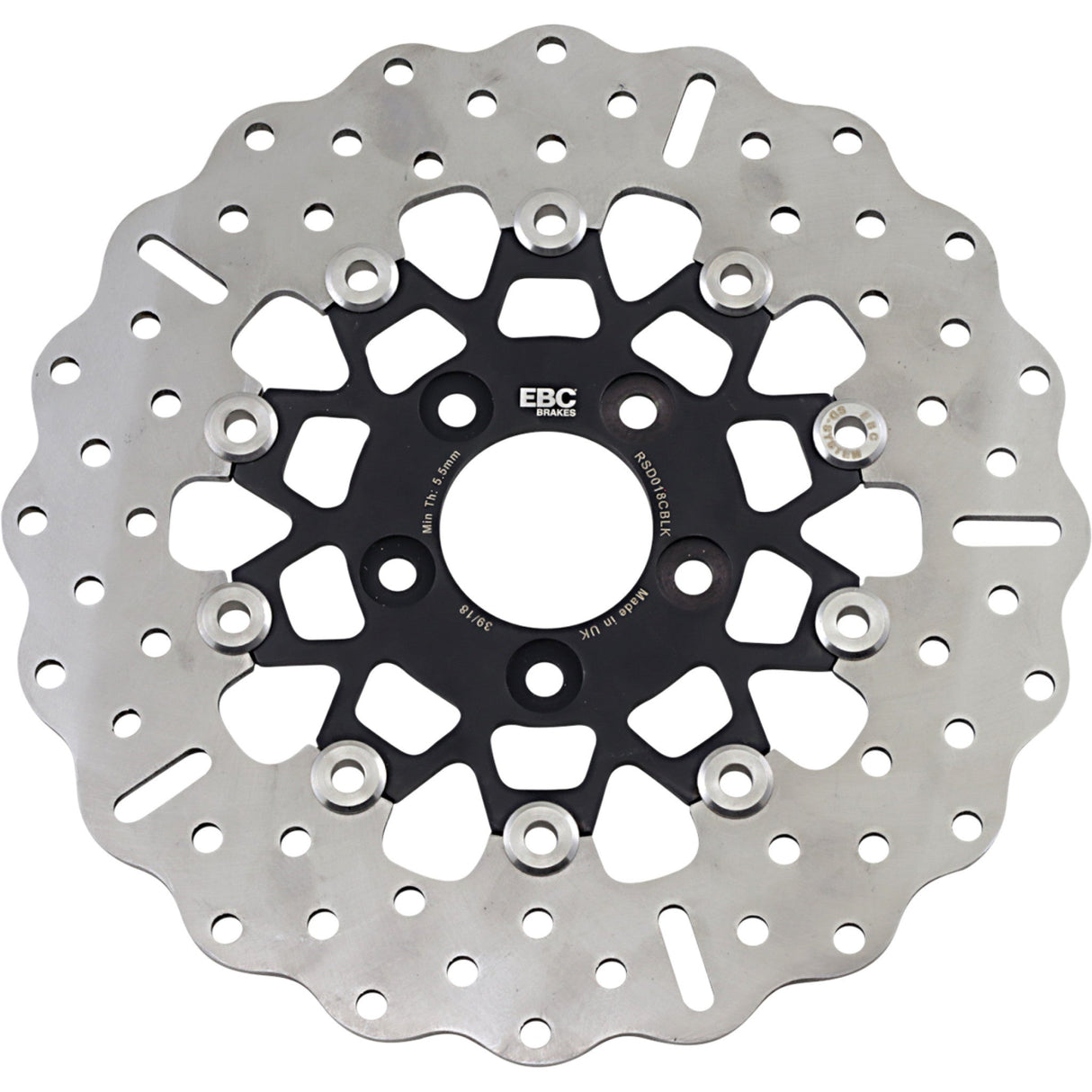 Ebc Brake Rotor - RSD018CBLK For Harley Touring 2000-2023