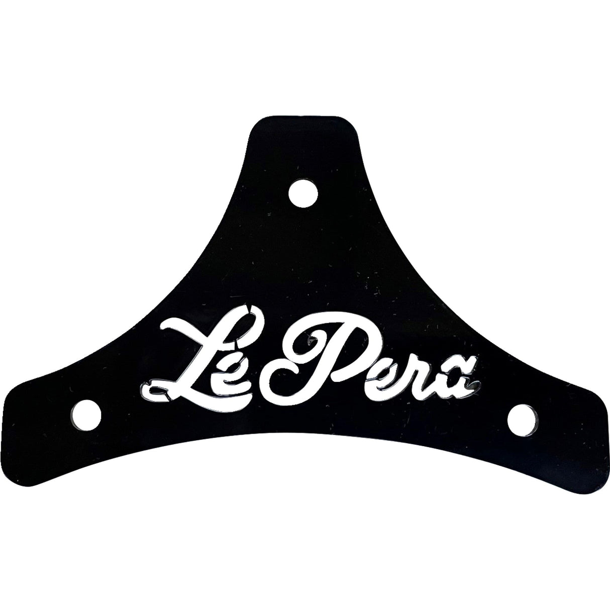 LePera Dead End Sissy Bar Plate Scroll Black - H-SB SCROLL For Harley Motorcycles 2008-2022