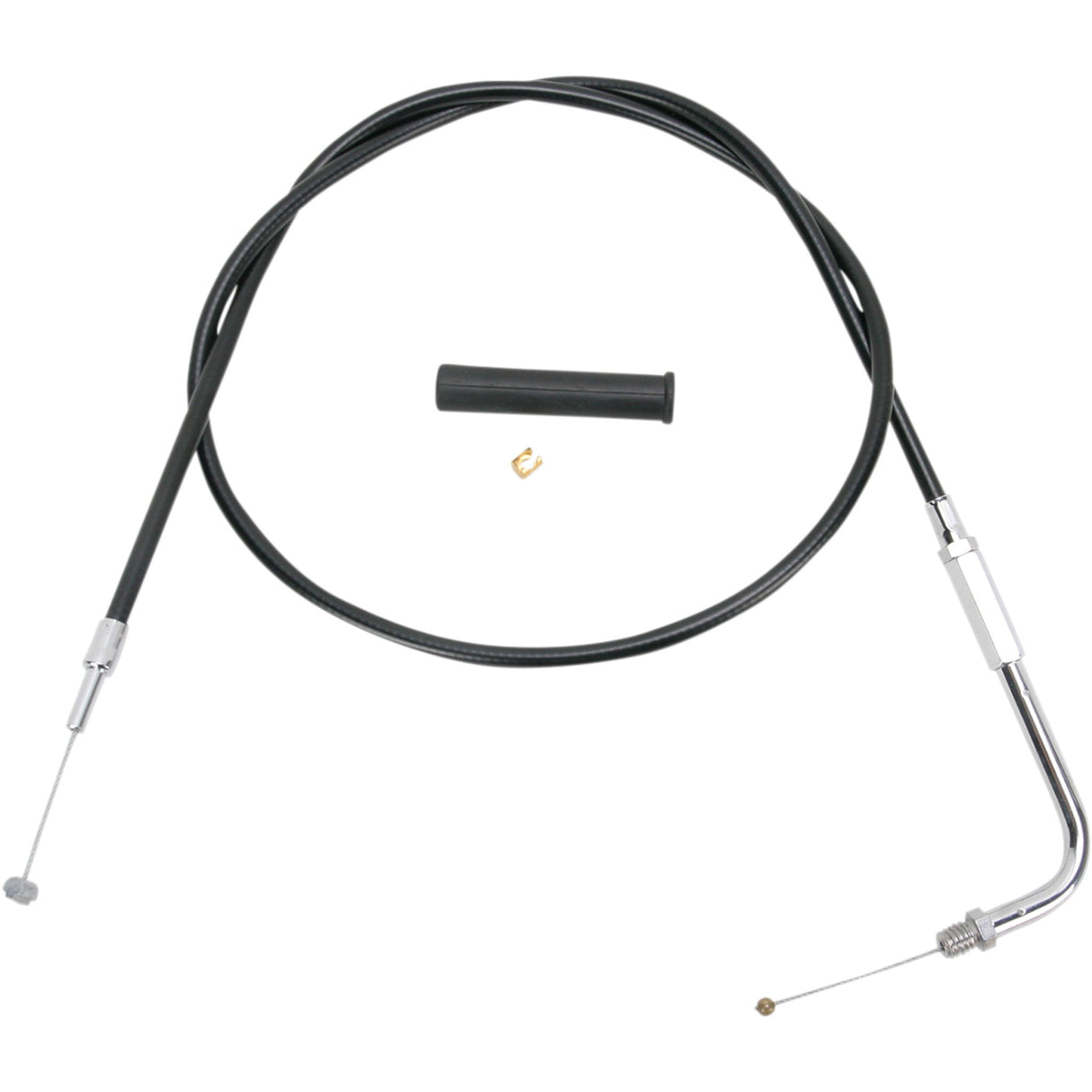 DRAG SPECIALTIES Black Vinyl Cable Throttle