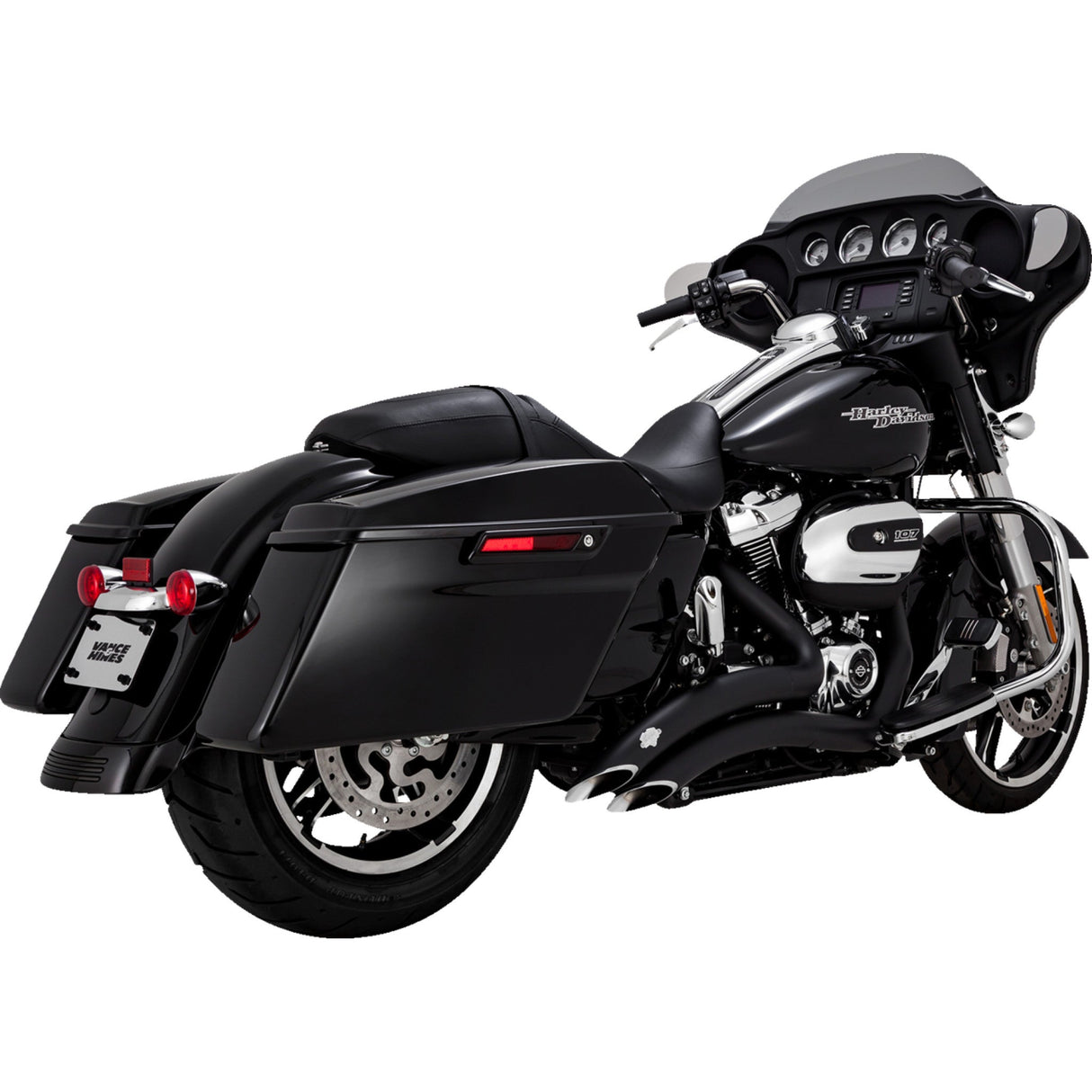 Vance & Hines Big Radius 2-Into-2 Exhaust System - 46373 For Harley Touring 2017-2025