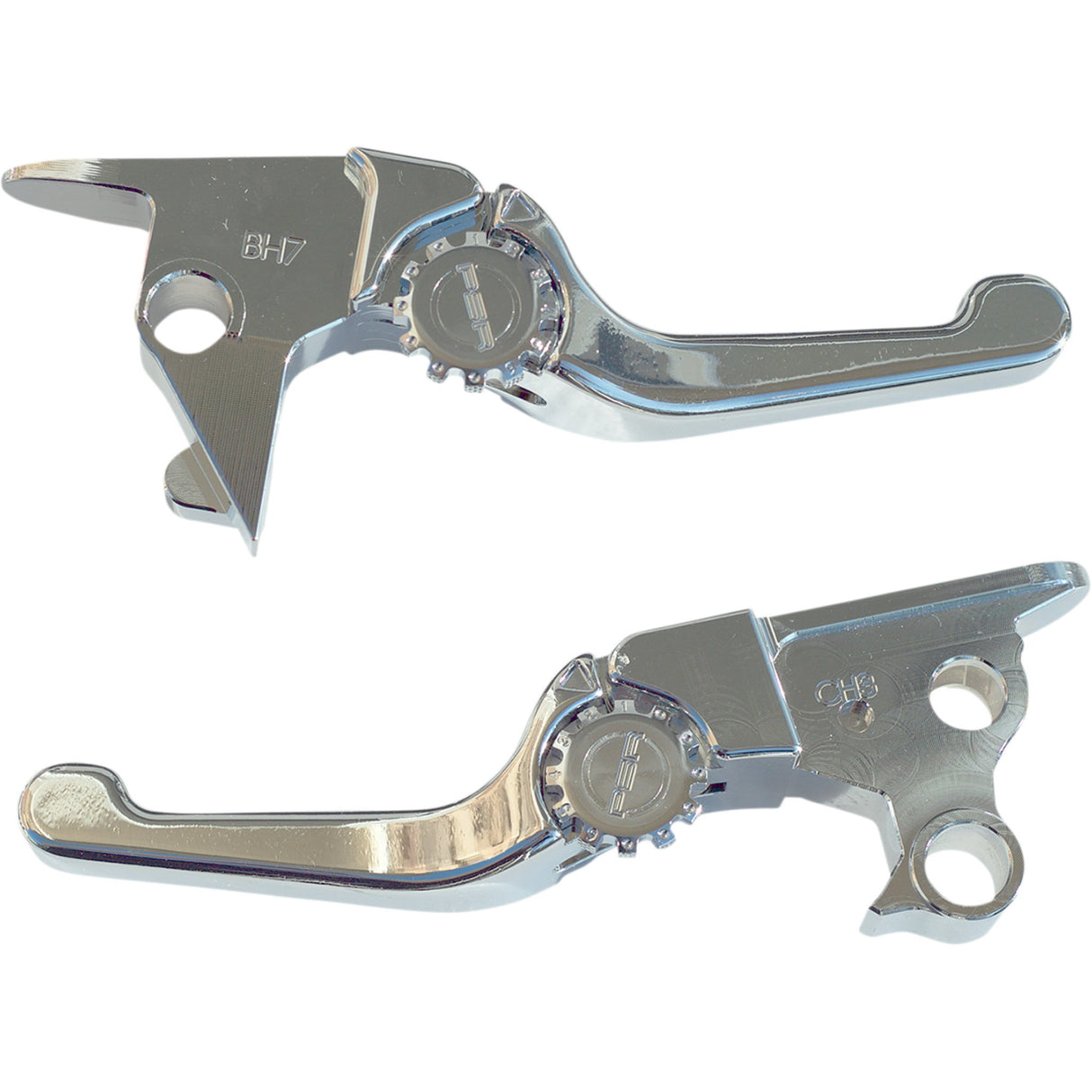 PSR Anthem Shorty Lever Set Chrome - 12-01656-20 For Harley Softail 2015-2024